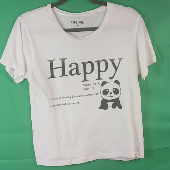 On Fire Tops - Womens short sleeve top size Large